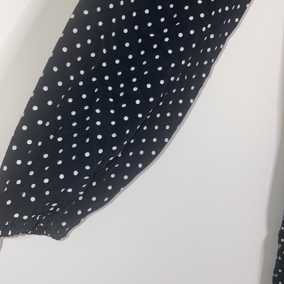 THEORY crew dress polka dot size 0 NWT - Picture 4 of 10